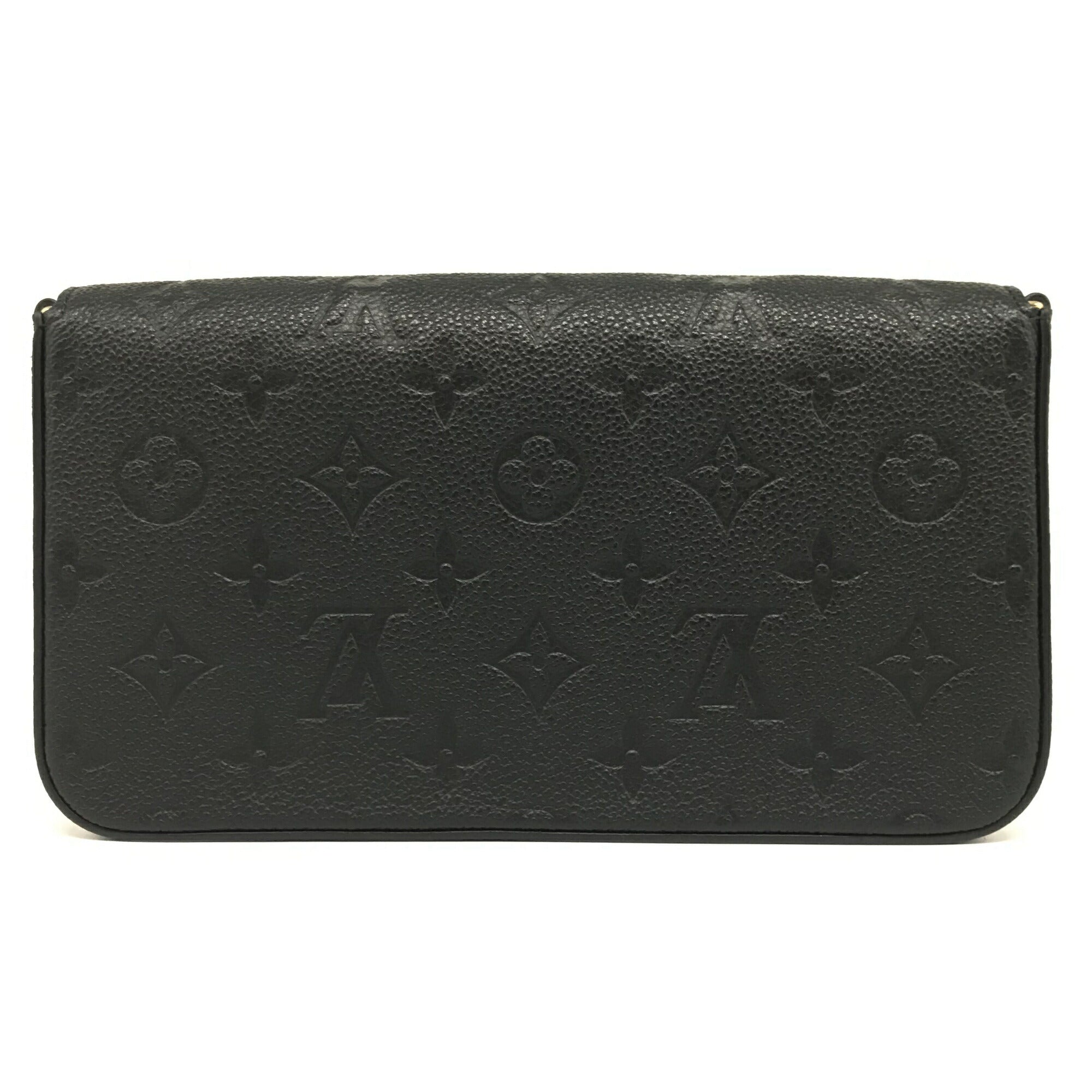 Louis Vuitton Monogram Empreinte Pochette Felicie Black