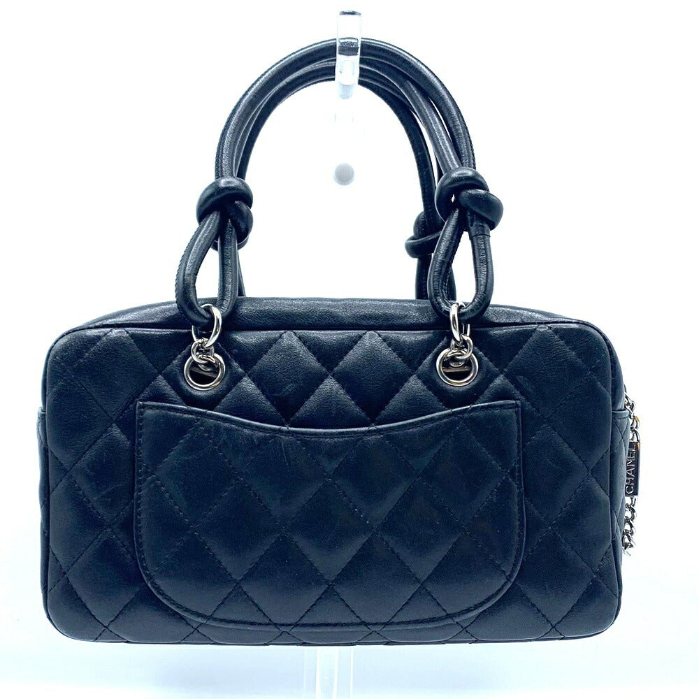 Chanel Cambon Mini Bowling Bag Black