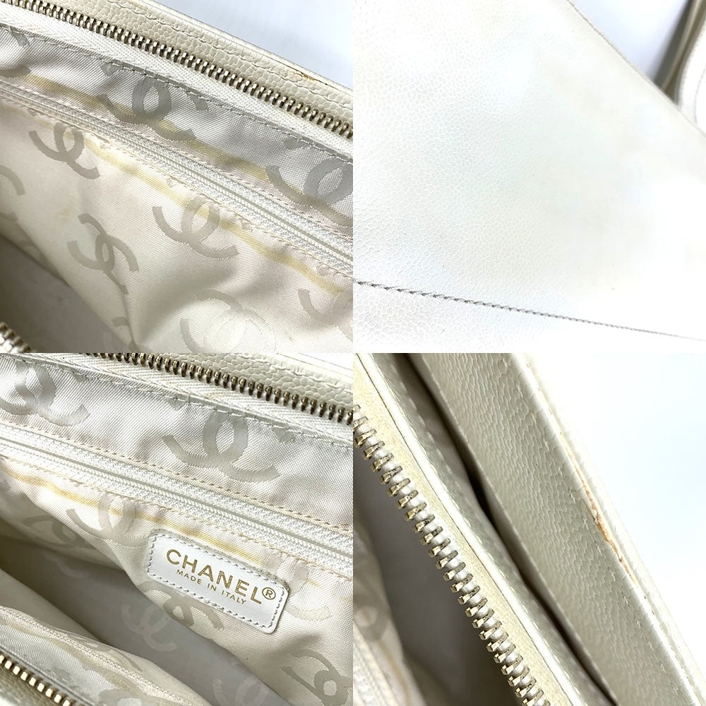 Chanel Caviar Skin Coco Mark Tote Bag