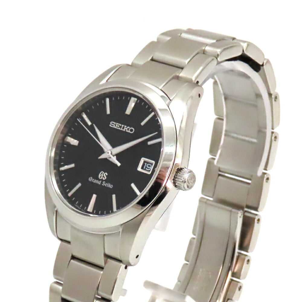 Grand Seiko SBGX061 Quartz Watch Black Stainless Steel