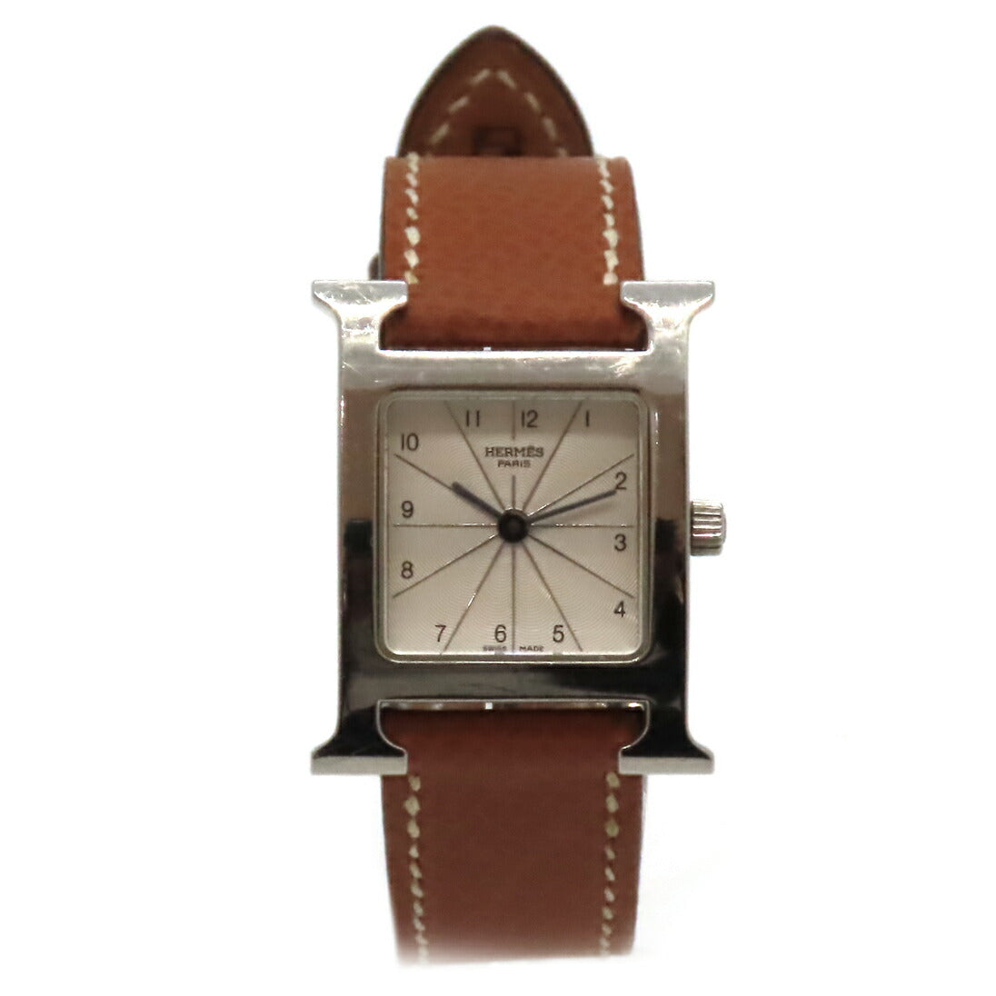 Hermes H Watch Quartz Silver HH1.210