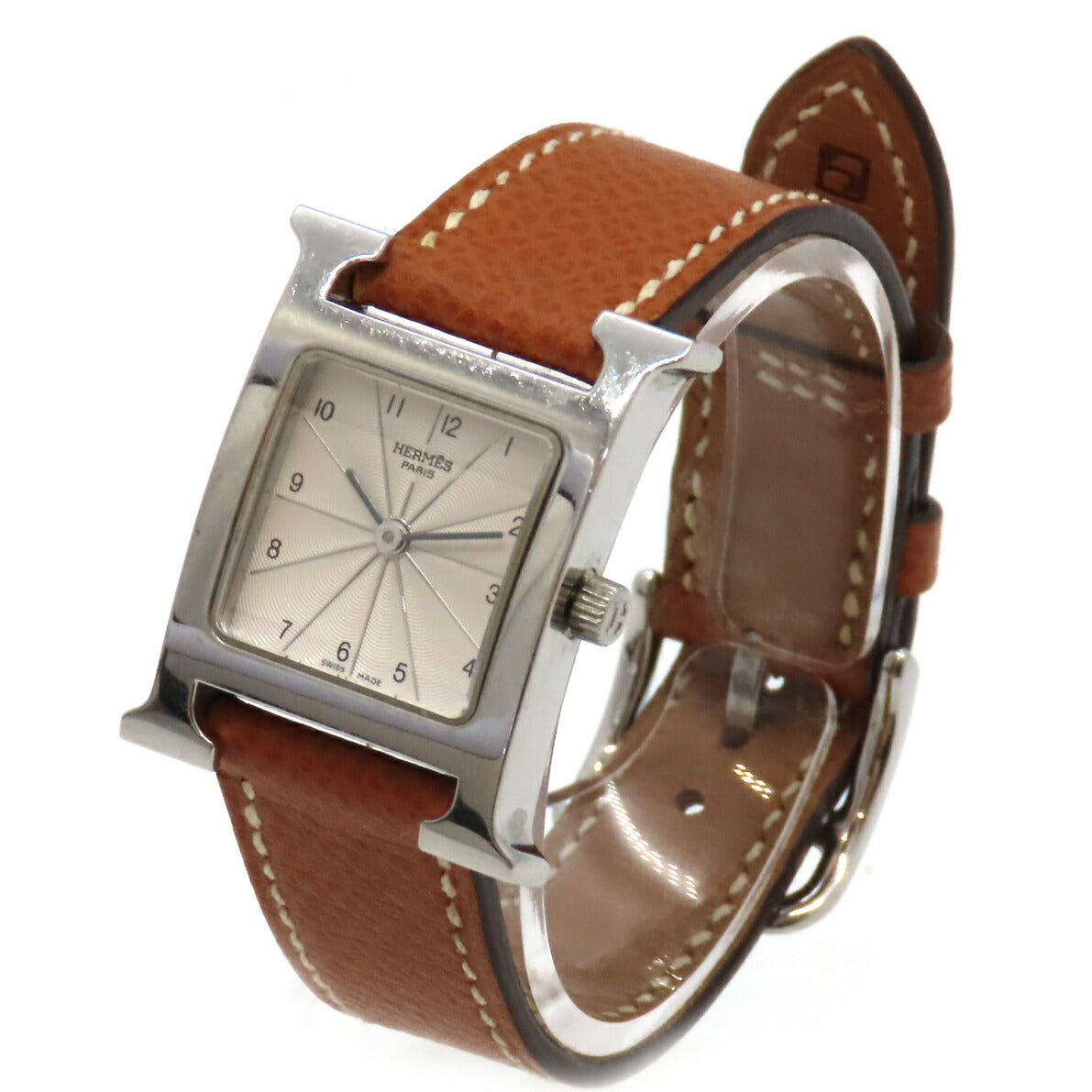 Hermes H Watch Quartz Silver HH1.210