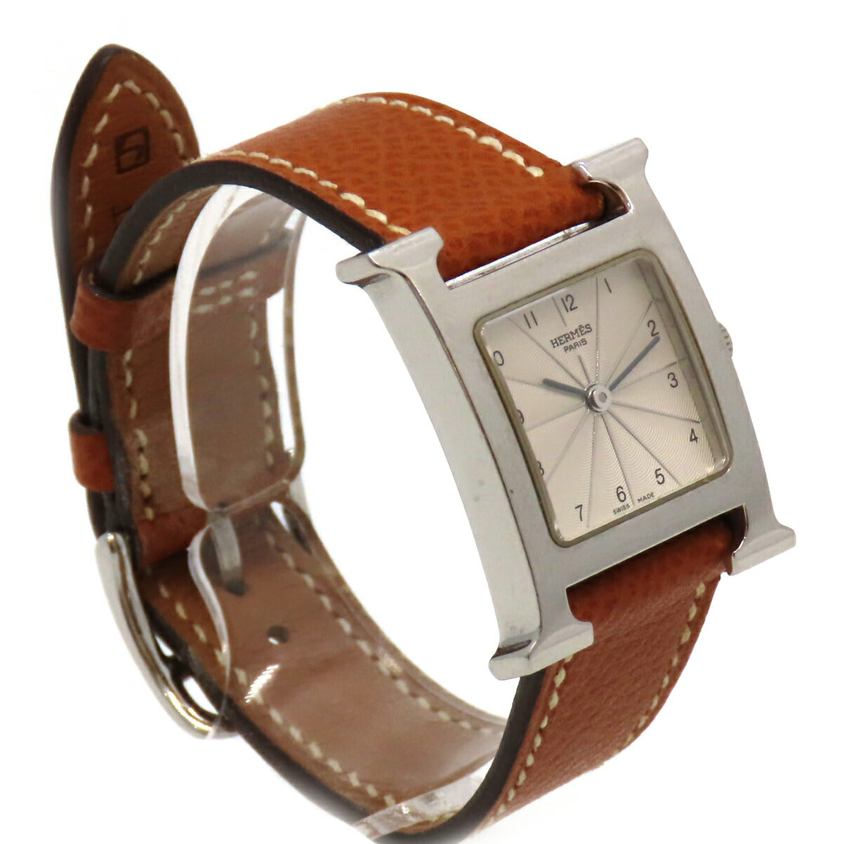 Hermes H Watch Quartz Silver HH1.210