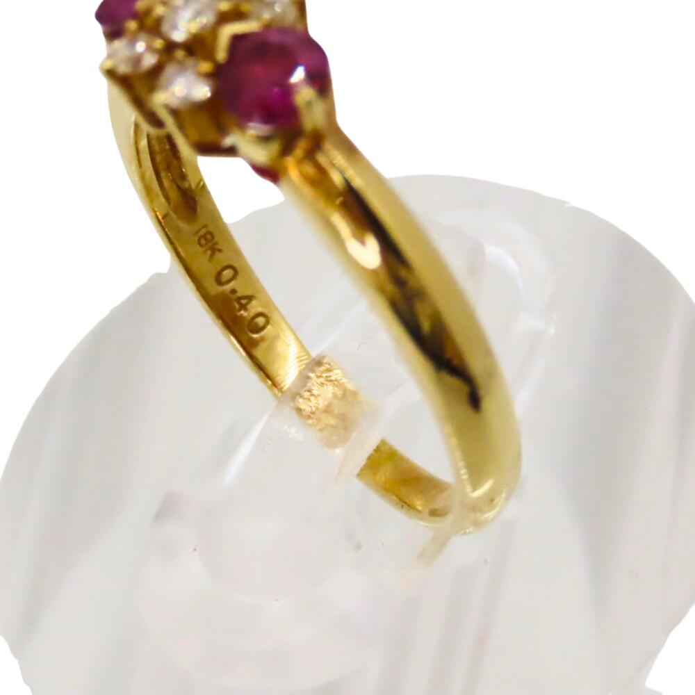 18K Ruby Diamond Ring