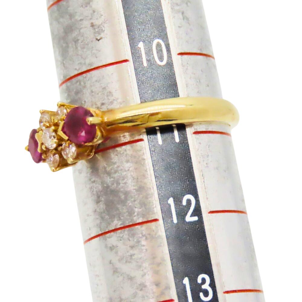 18K Ruby Diamond Ring