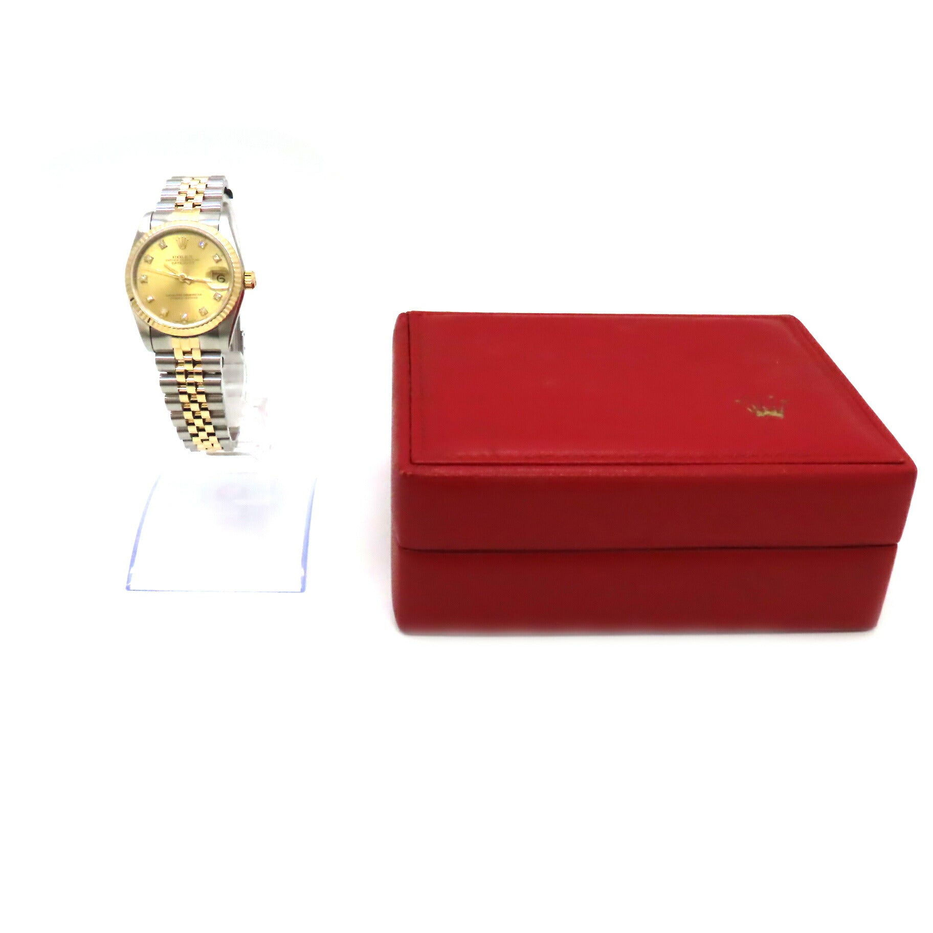 Rolex 68273G Datejust Gold Diamond Automatic Watch