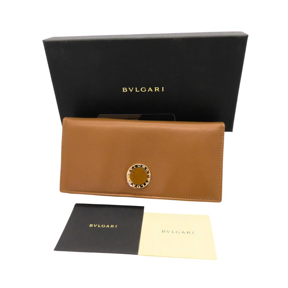 Bvlgari Leather Long Wallet 33625