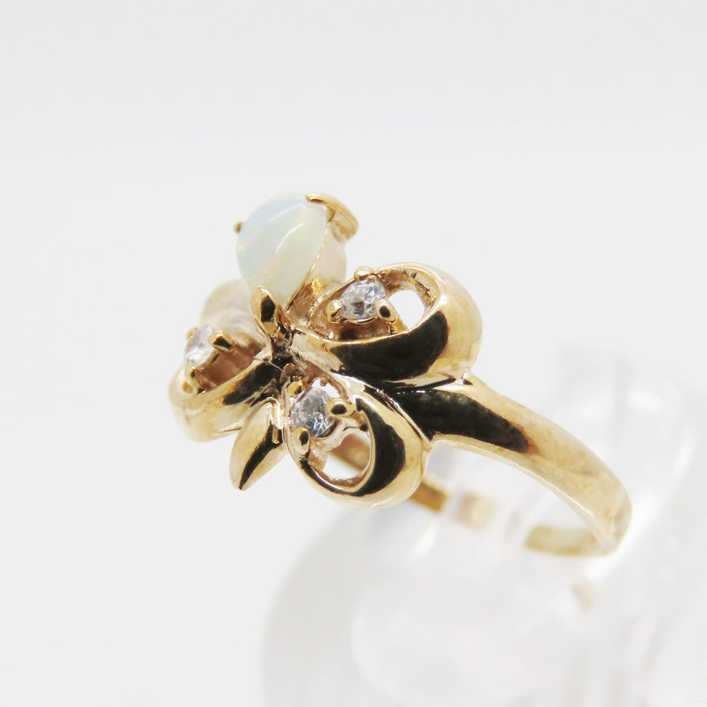 K9 Opal Zirconia Ring Size 8