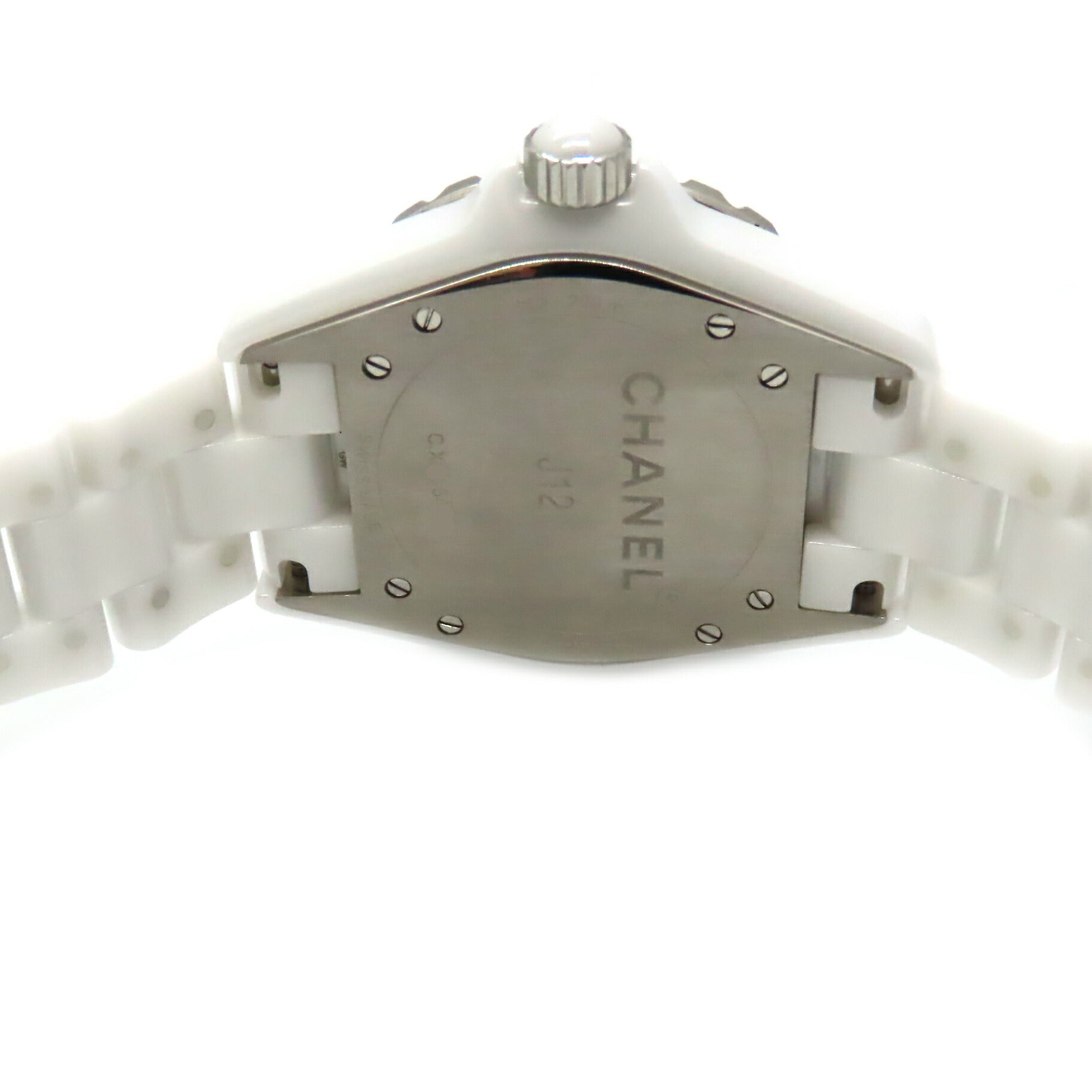 Chanel J12 Ceramic White Shell Quartz Watch