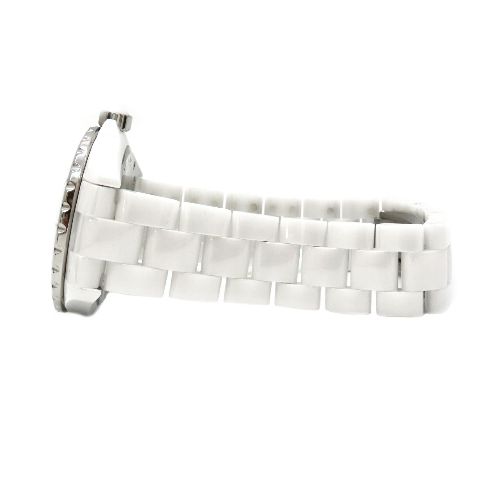 Chanel J12 Ceramic White Shell Quartz Watch