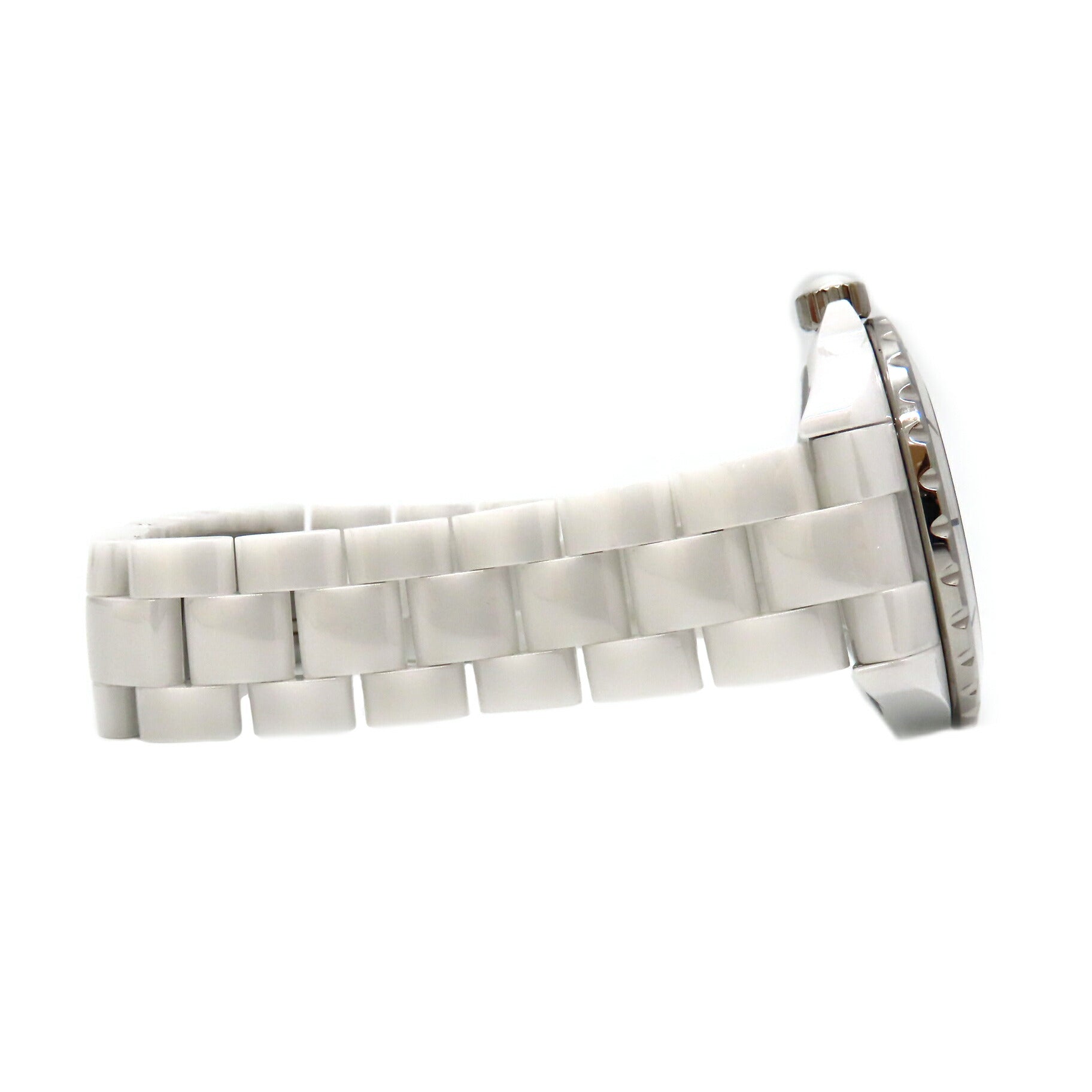 Chanel J12 Ceramic White Shell Quartz Watch