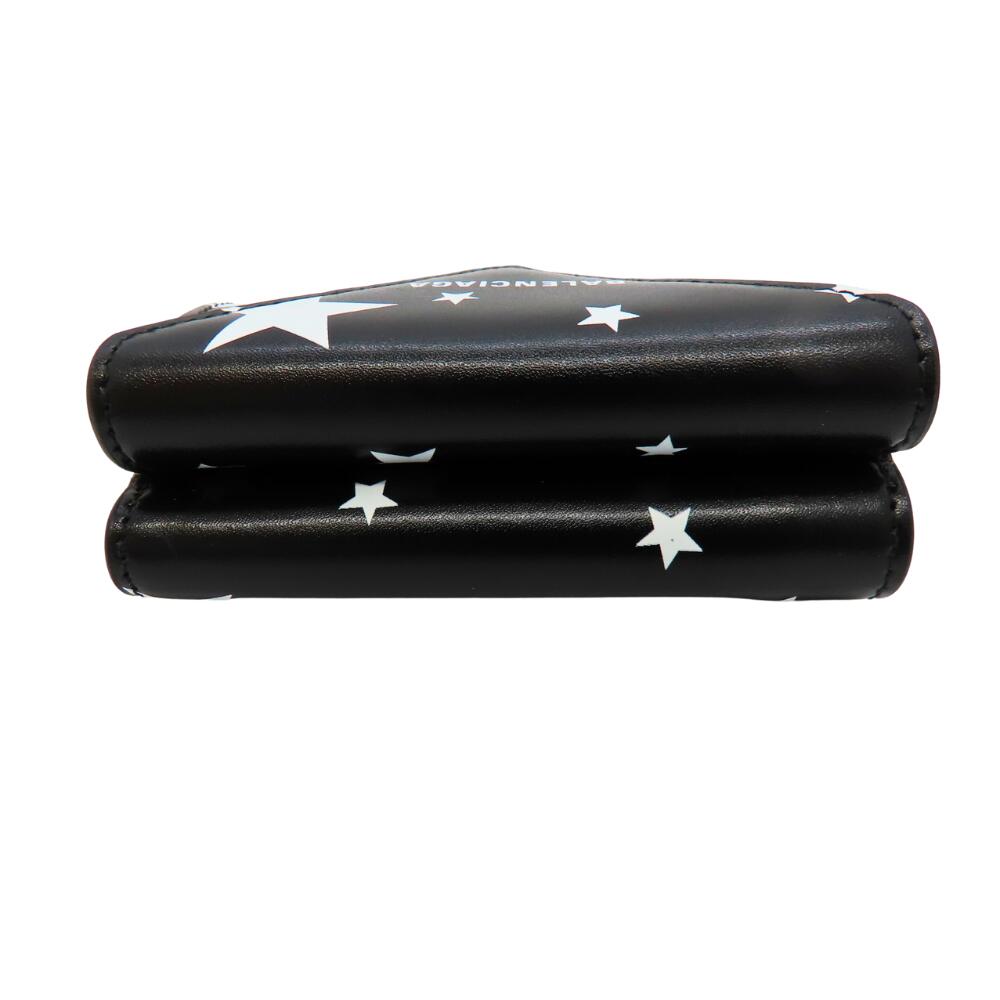 Balenciaga Star Print Compact Wallet