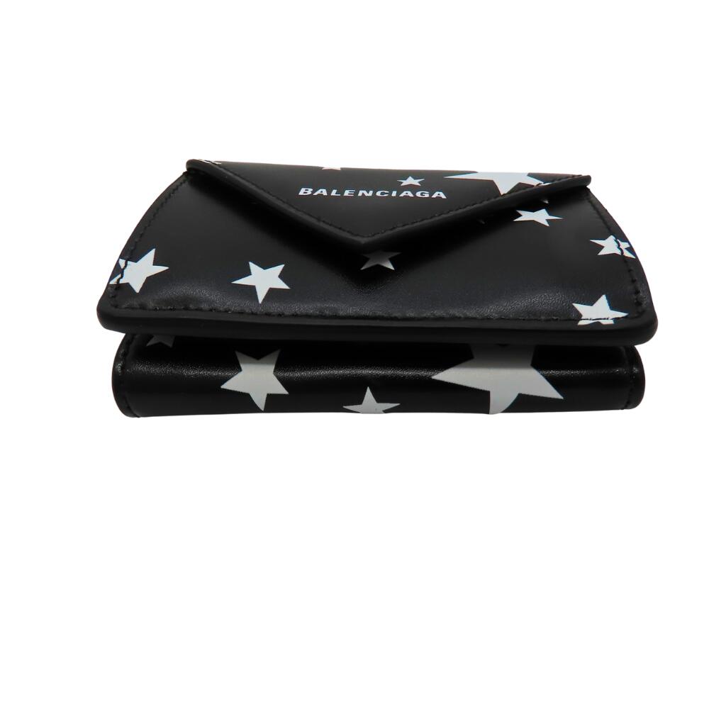 Balenciaga Star Print Compact Wallet