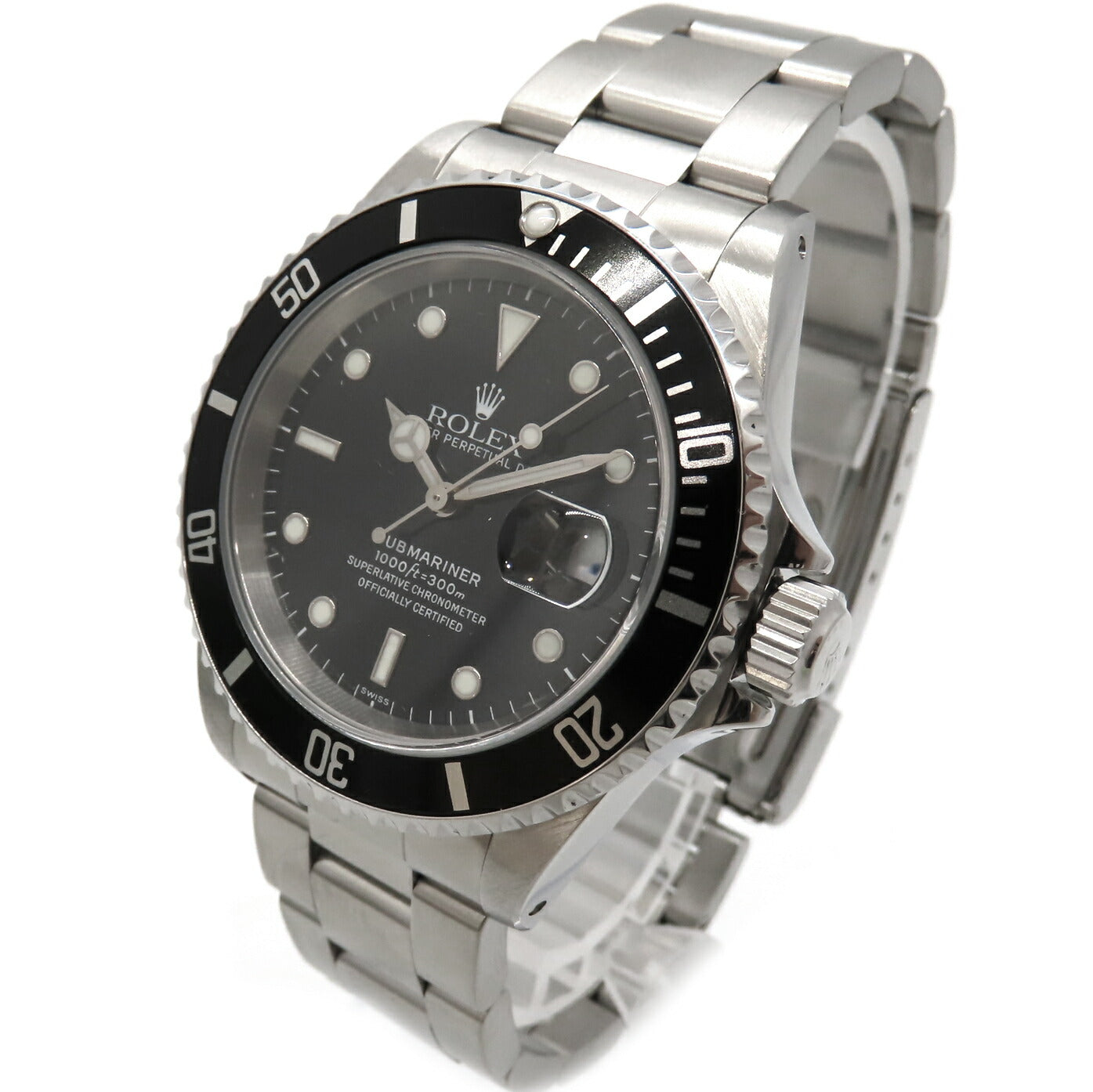 Rolex Submariner Date 16610 Stainless Steel Watch