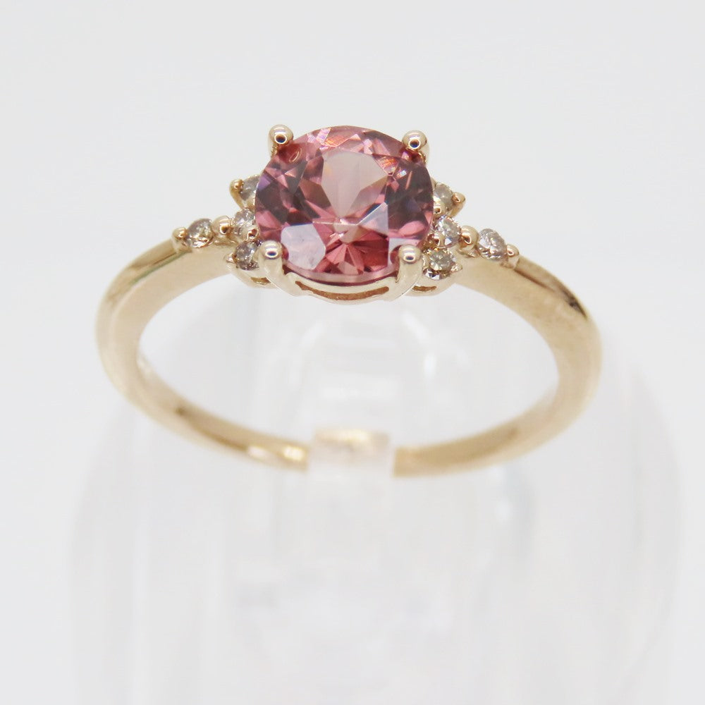 K18PG Zircon Ring 10