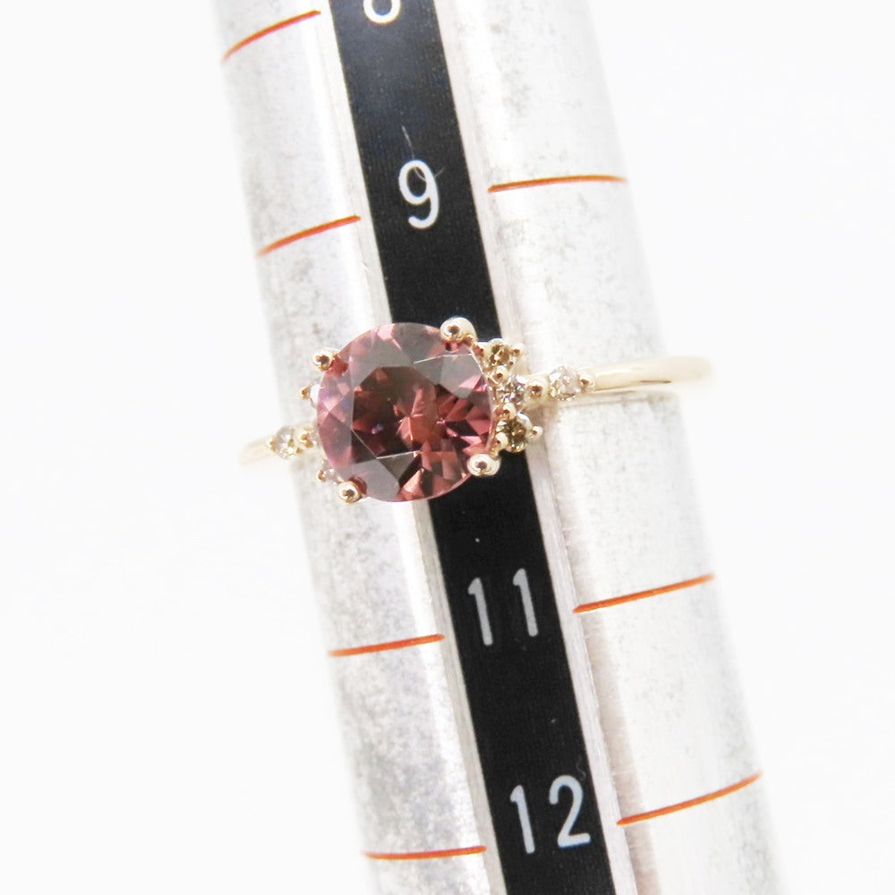 K18PG Zircon Ring 10