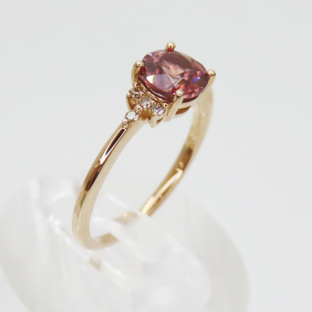 K18PG Zircon Ring 10