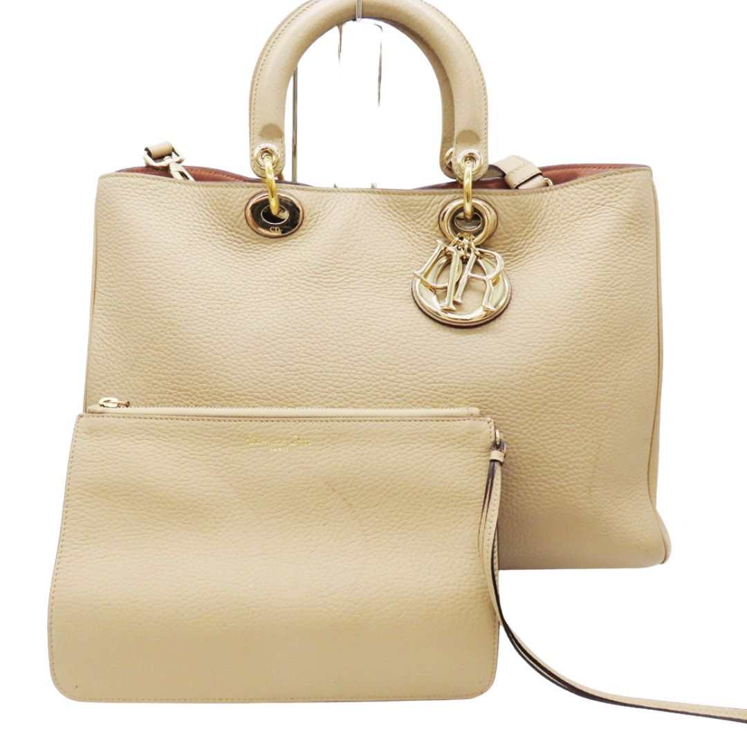 Dior Diorissimo 2WAY Leather Shoulder Bag