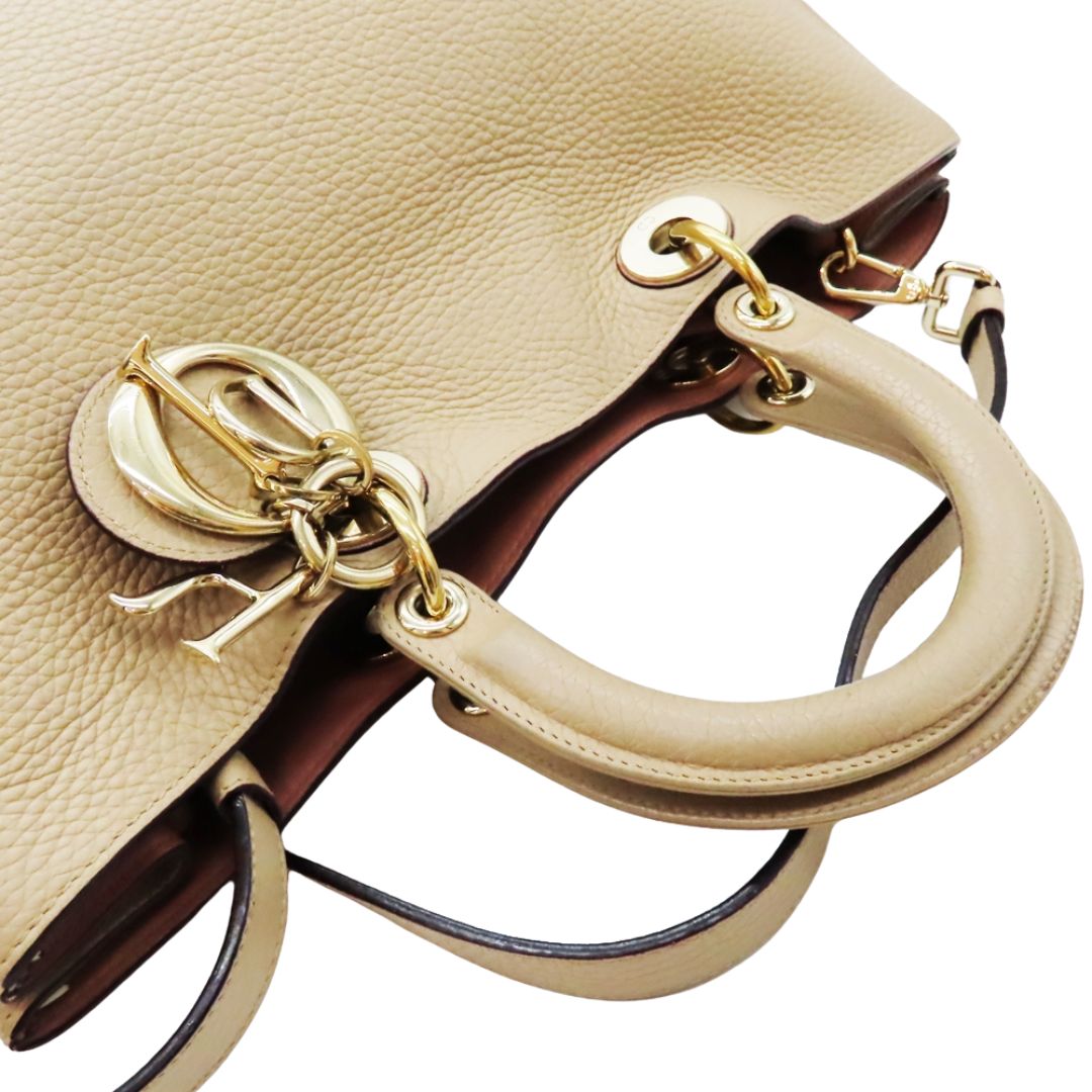 Dior Diorissimo 2WAY Leather Shoulder Bag