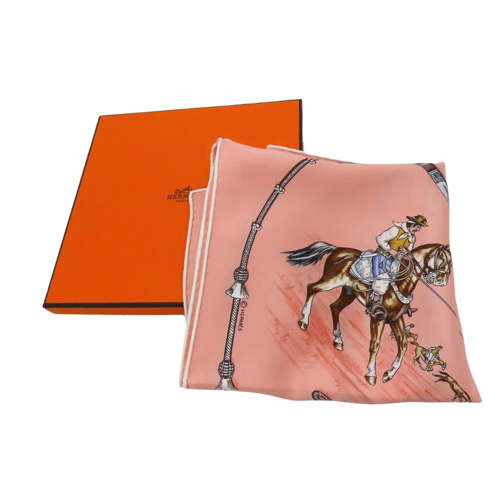 Hermes Silk Scarf Carre 70 Pampas