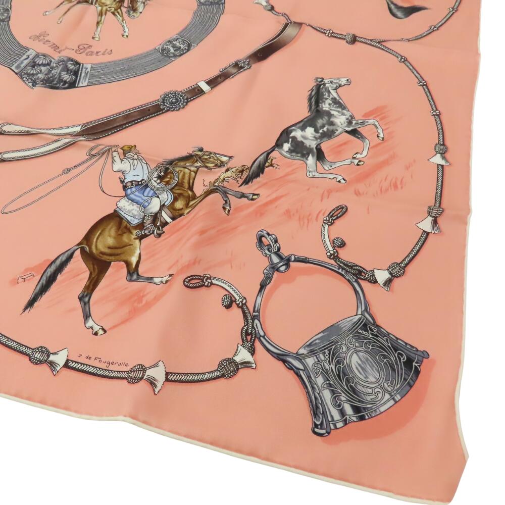 Hermes Silk Scarf Carre 70 Pampas