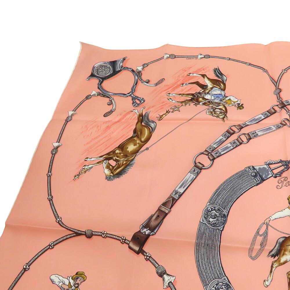 Hermes Silk Scarf Carre 70 Pampas