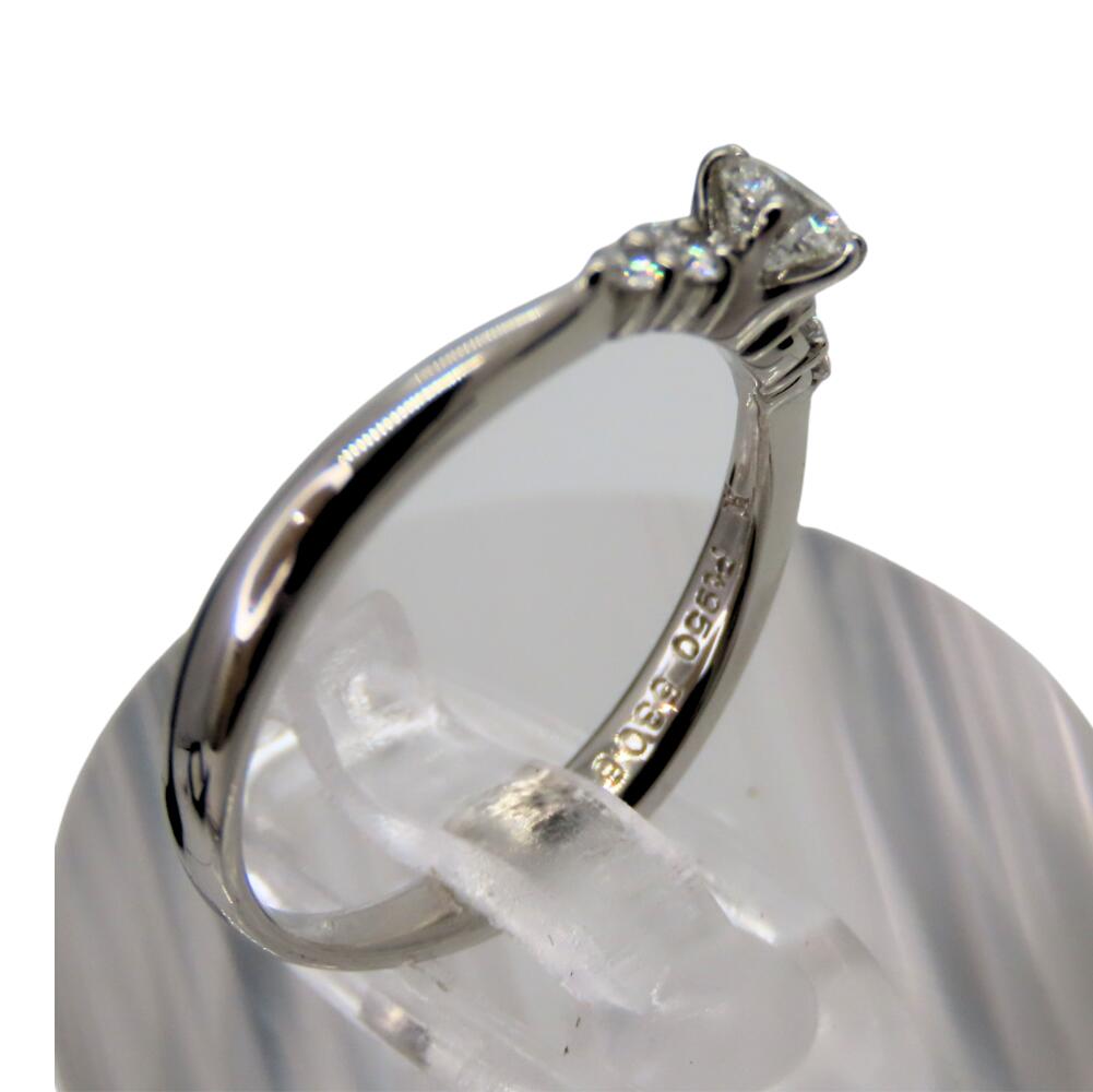 Vendome Aoyama Platinum Diamond Ring Pt950