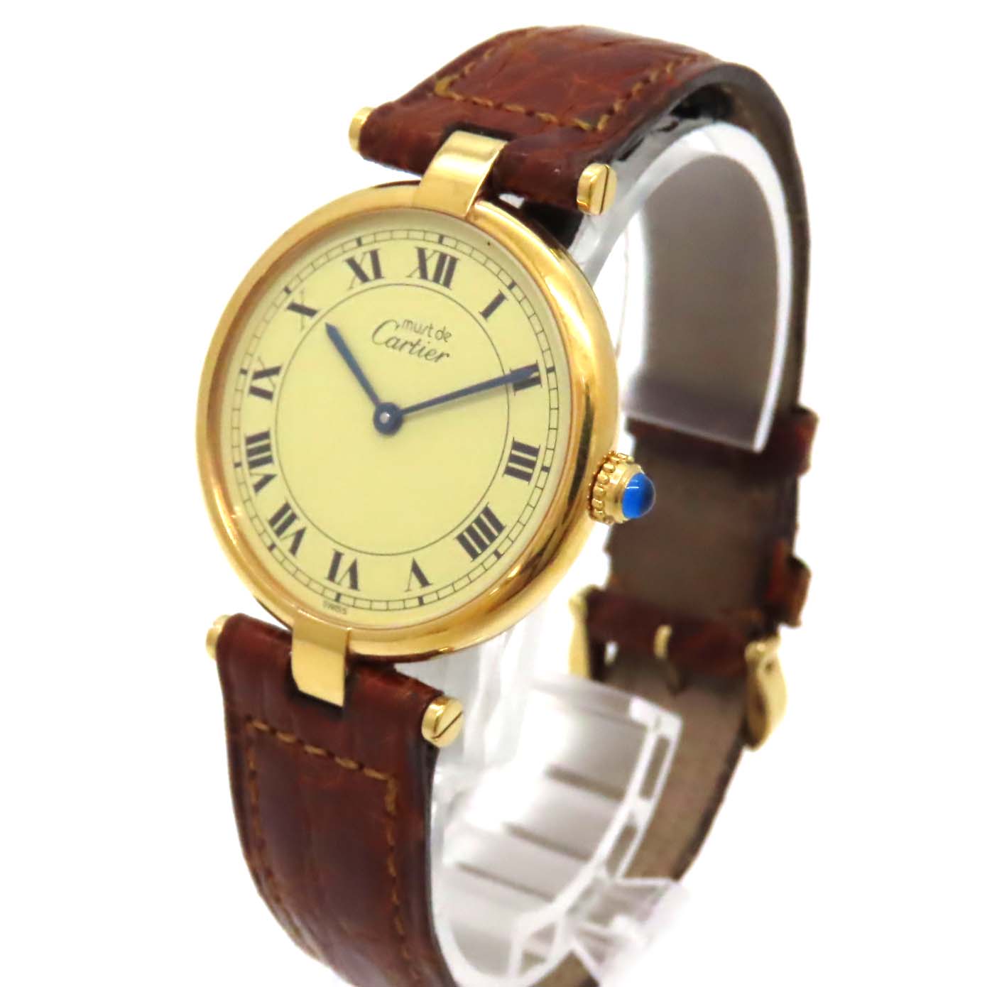 Cartier Must de Vendome Vermeil Gold Quartz Watch