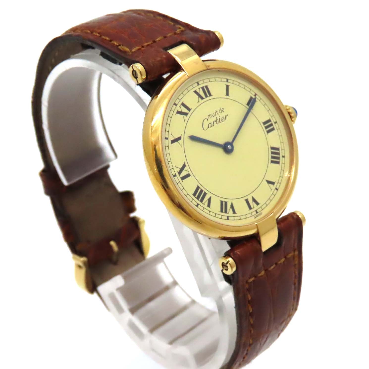 Cartier Must de Vendome Vermeil Gold Quartz Watch