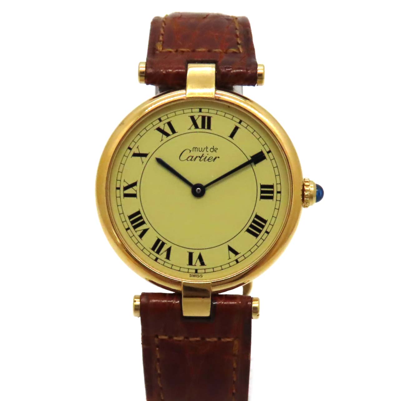 Cartier Must de Vendome Vermeil Gold Quartz Watch