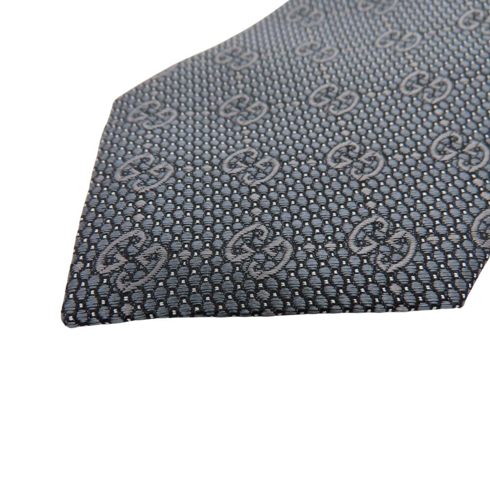 Gucci Silk Tie Grey GG Pattern