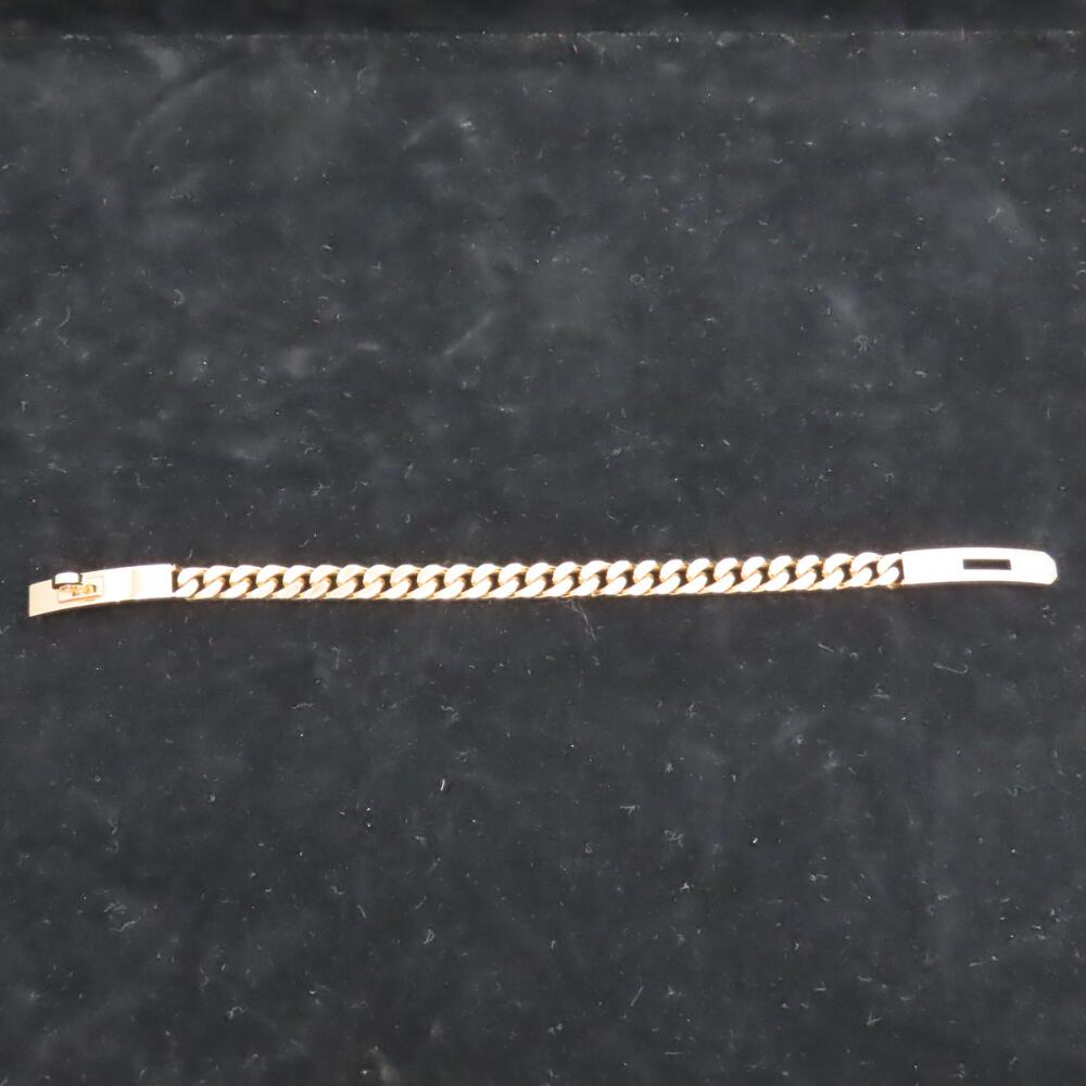 Hermes Kelly Gourmette Diamond Bracelet K18PG