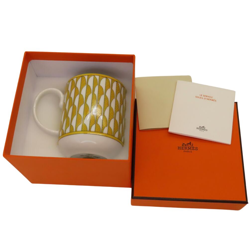 Hermes Soleil Duck Yellow Mug