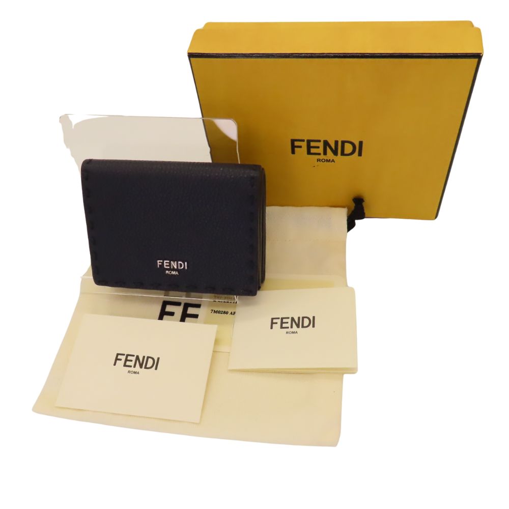 Fendi Selaria Compact Wallet Bicolor