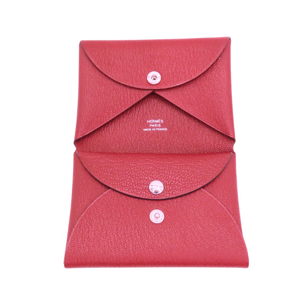 Hermes Chevre Calvi Duo Card Case