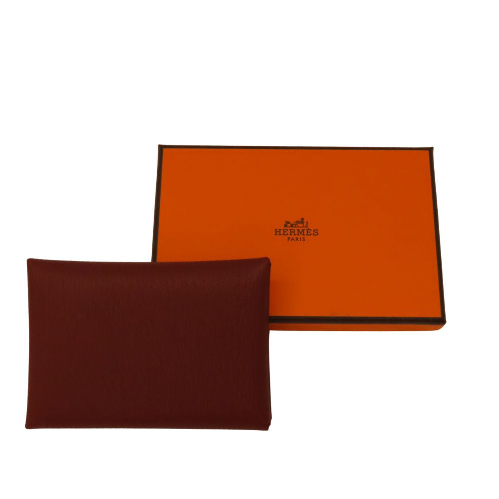 Hermes Chevre Calvi Duo Card Case