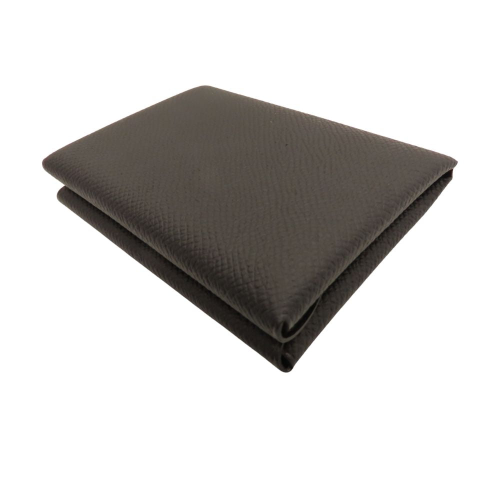 Hermes Calvi Duo Card Case Black