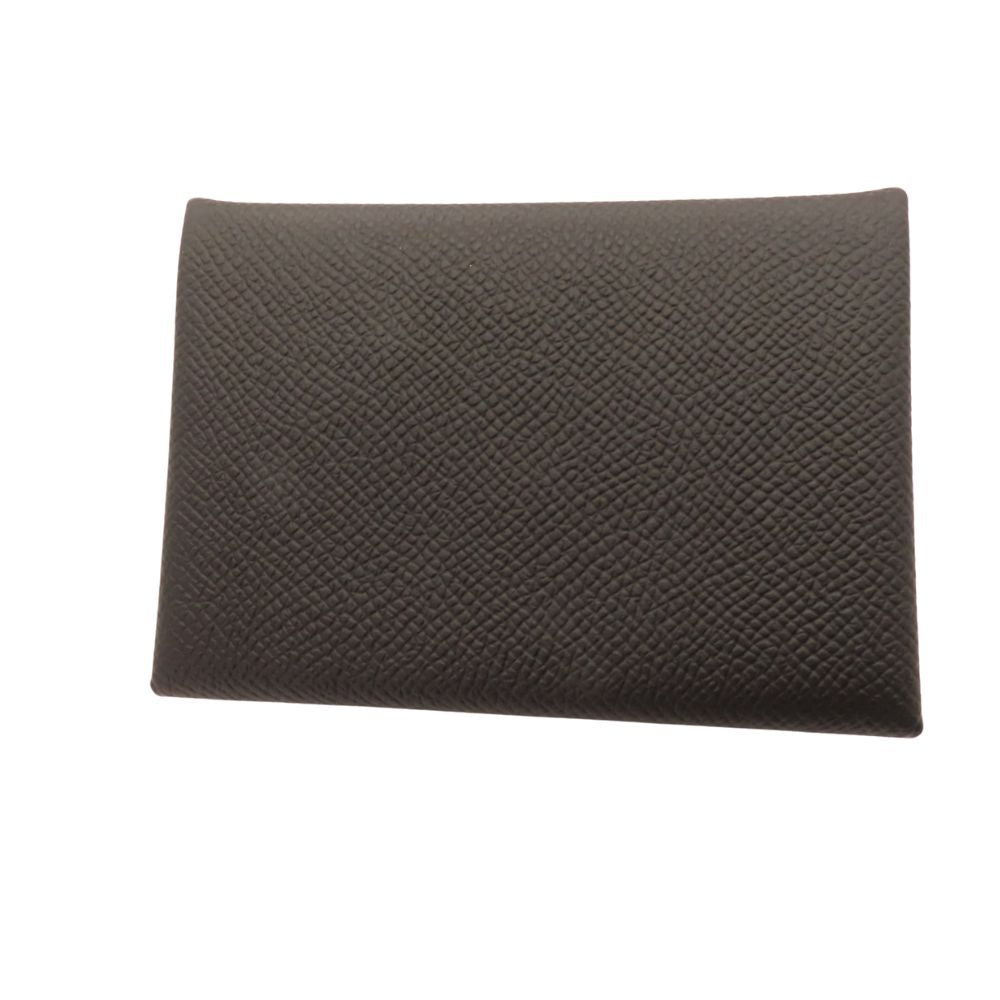 Hermes Calvi Duo Card Case Black