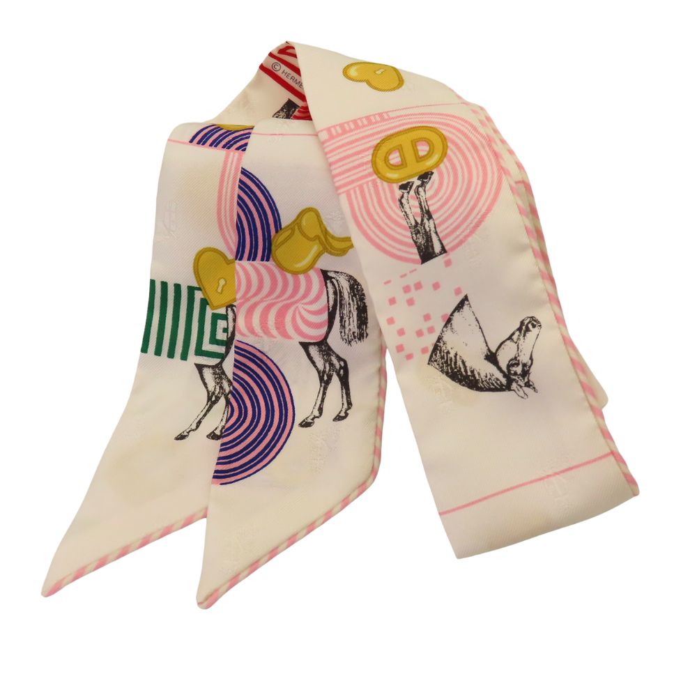 Hermes Silk Twilly Scarf