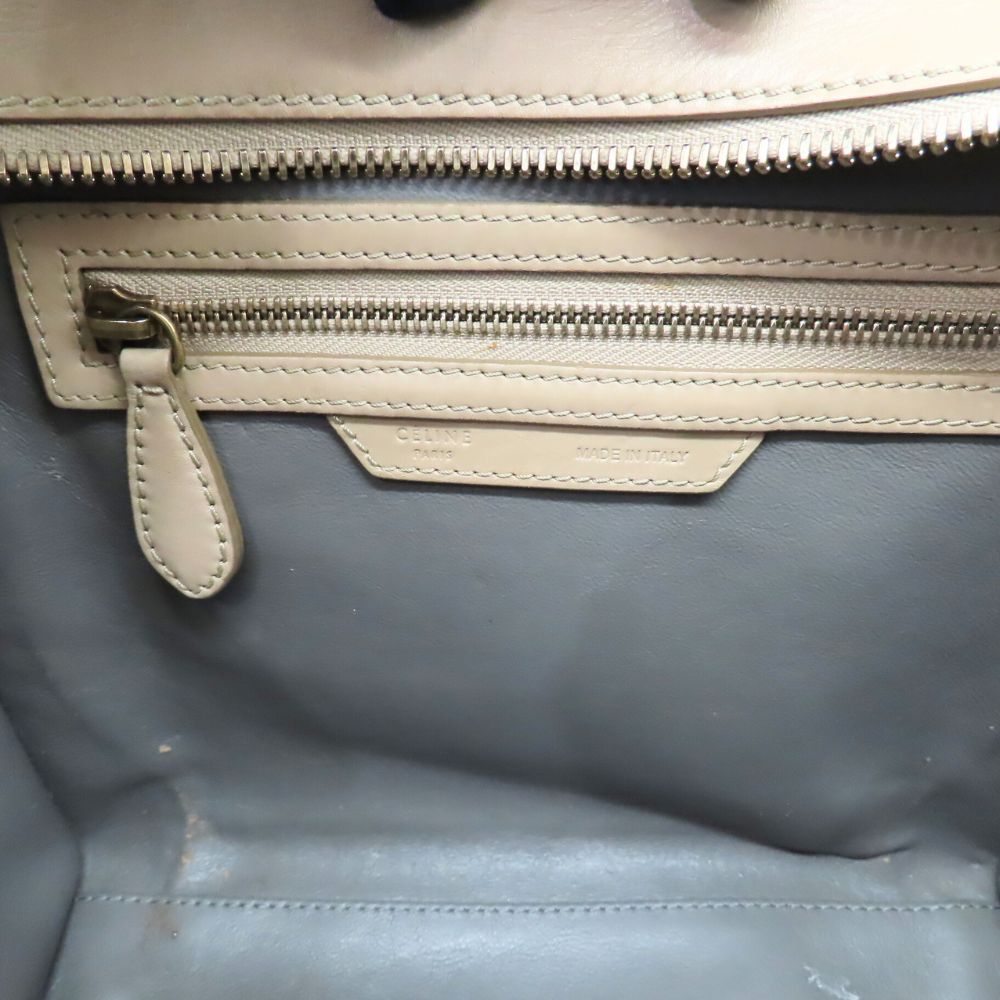 Celine Luggage Micro Shopper Tote Bag