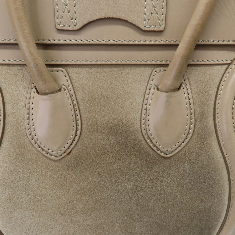 Celine Luggage Micro Shopper Tote Bag