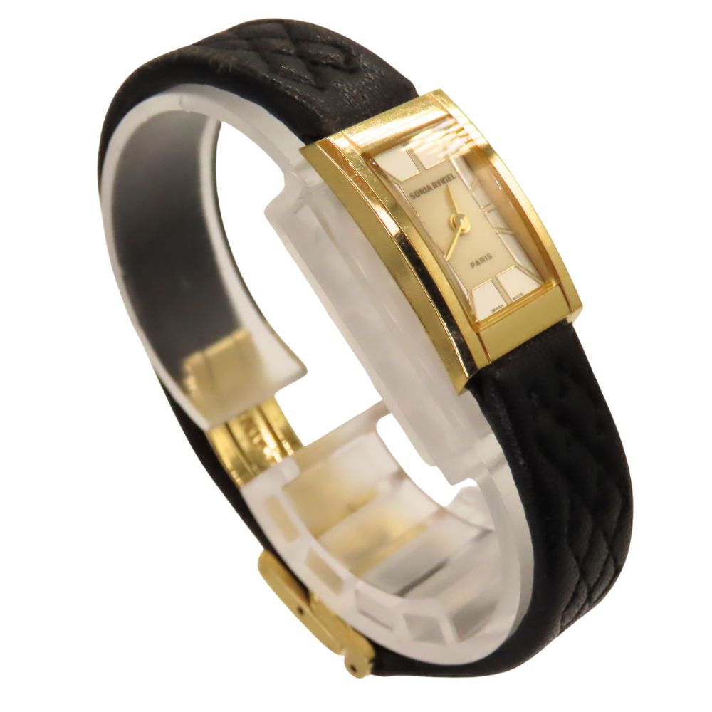 SONIA RYKIEL Leather Quartz Watch