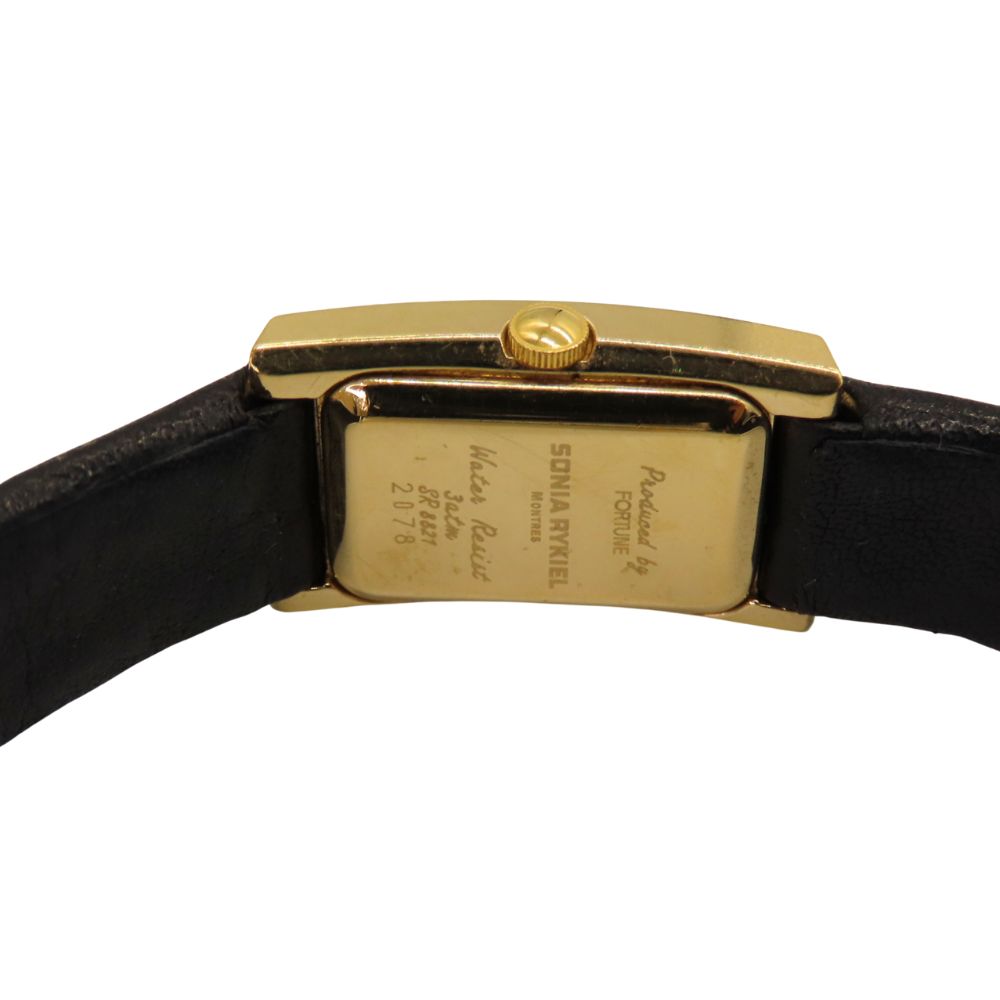 SONIA RYKIEL Leather Quartz Watch