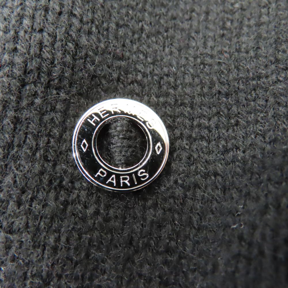 Hermes Cashmere Sweater with Logo Plate