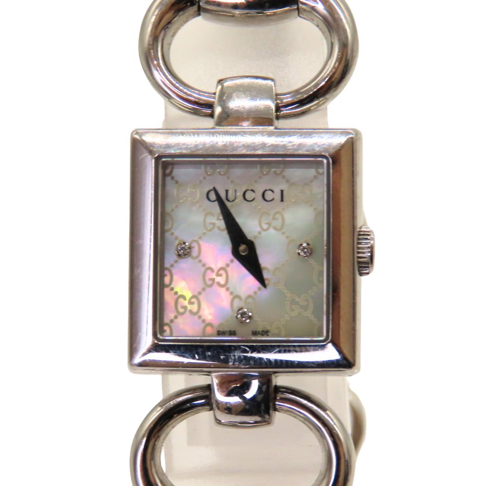 Gucci Diamond Stainless Steel Ladies Watch