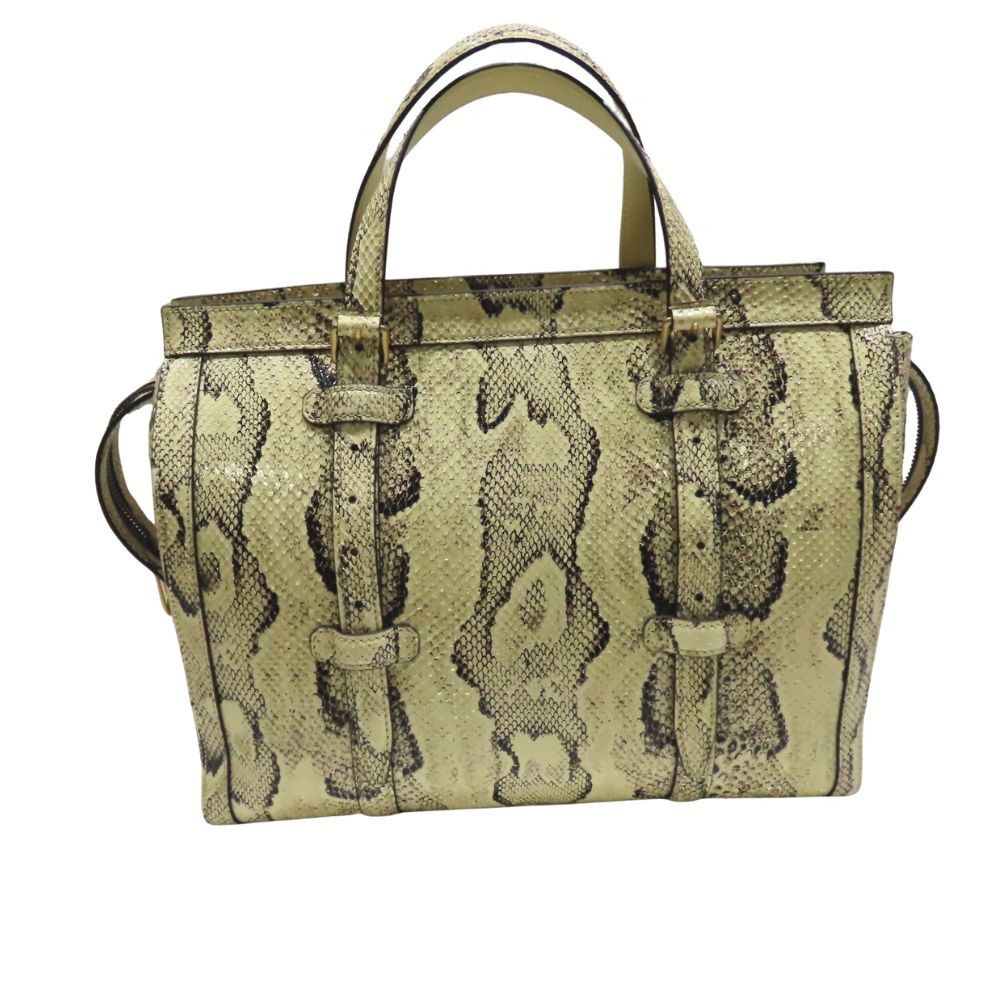 Gucci Python Double G Medium Tote Bag