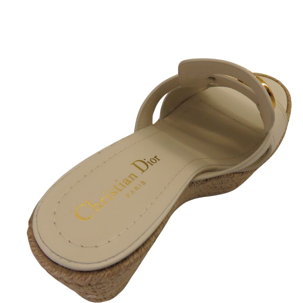 Dior Montaigne Wedge Slide Sandals