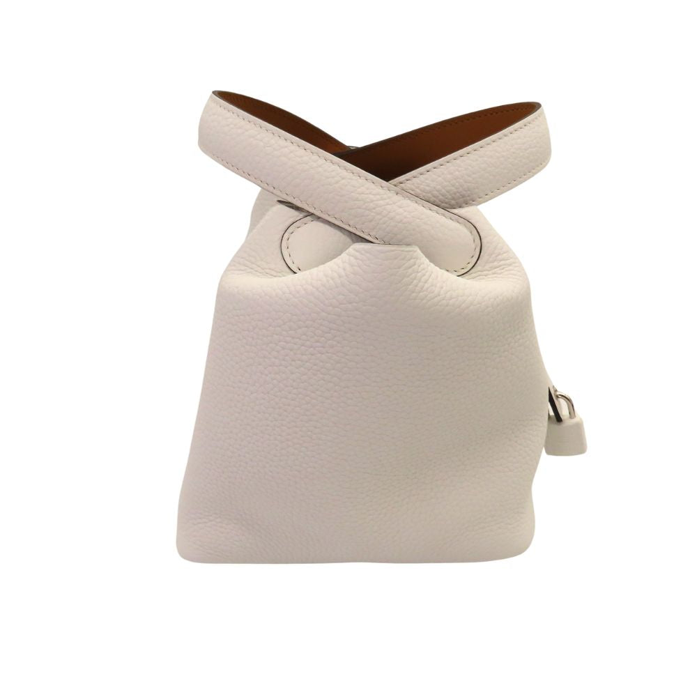 Hermes Picotin Lock PM Eclat Handbag White