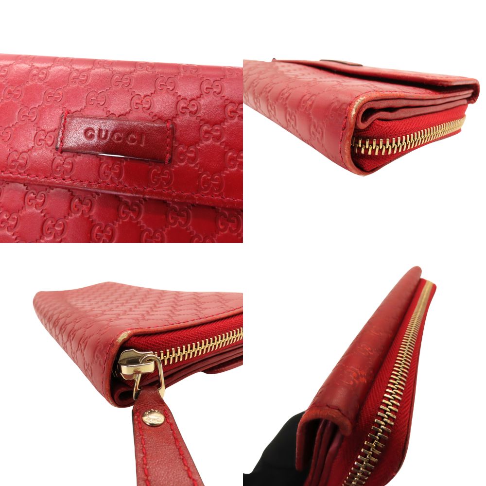 Gucci Microguccissima Leather Zip Wallet