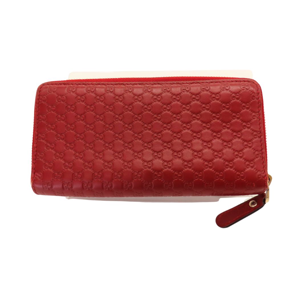 Gucci Microguccissima Leather Zip Wallet